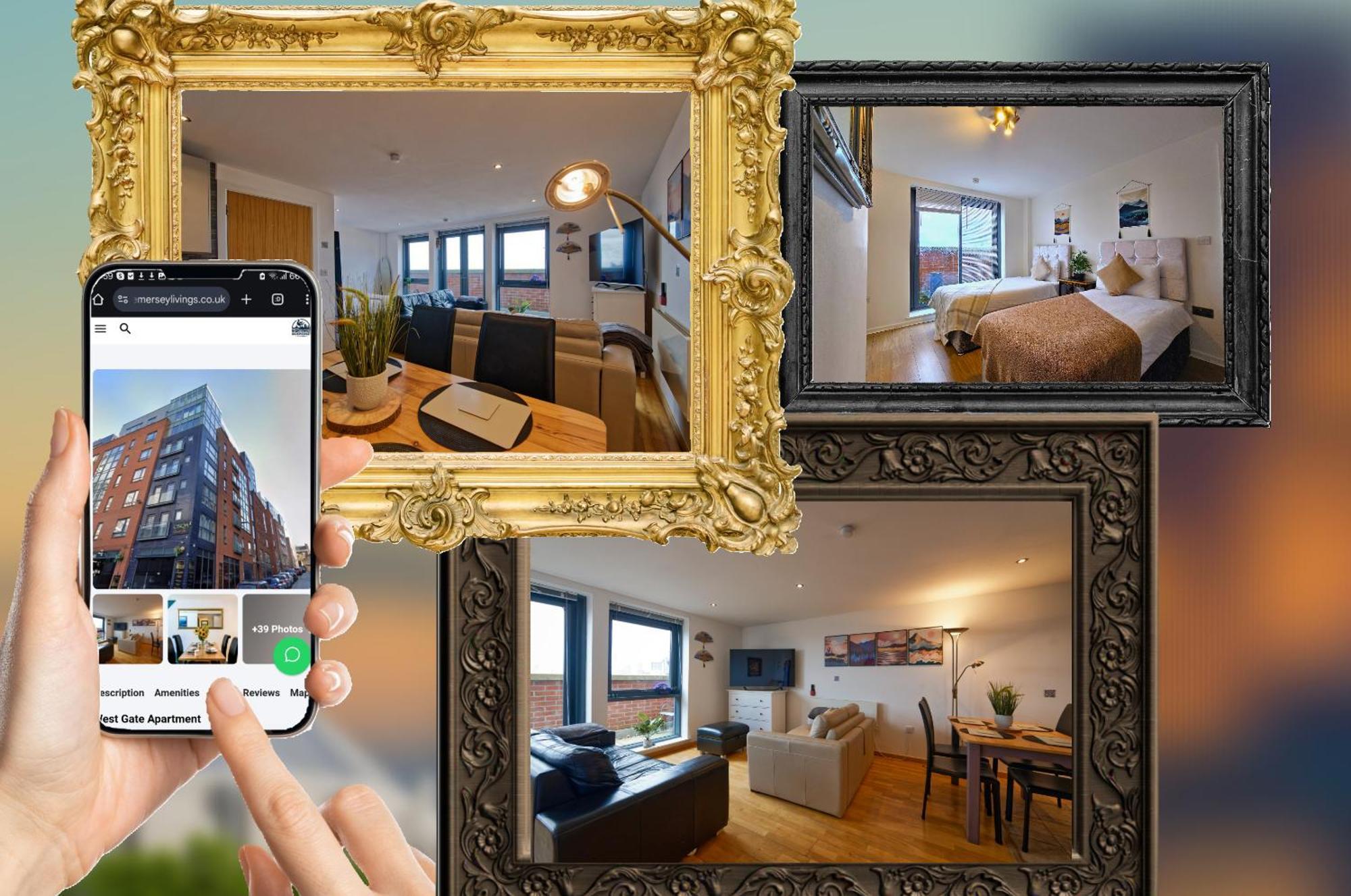 Sidemersey Livings- Convenient 1-Bedroom Flat With A View, Central Liverpool Exteriér fotografie